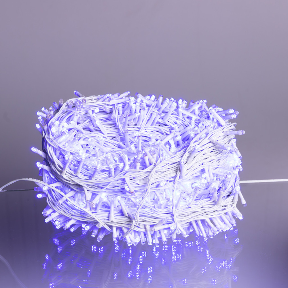 Изображение Гирлянда Рождественская фея уличная 100 м 1000 LED белый провод Синий CF1000L100MWBL ИМ Light-Deco 1 