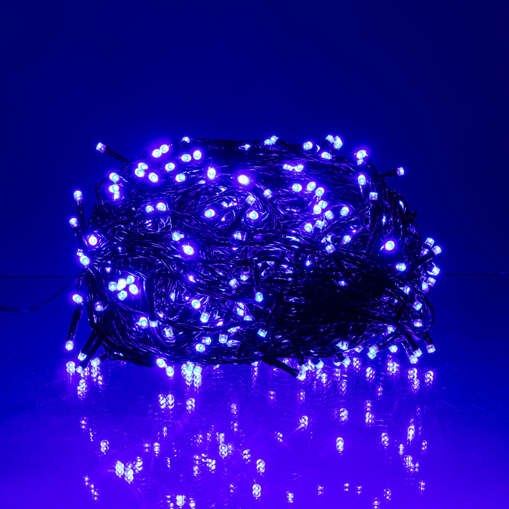 Изображение Гирлянда Рождественская фея уличная 50 (м) 500 LED черный провод Синий CF500L50MBBL ИМ Light-Deco 