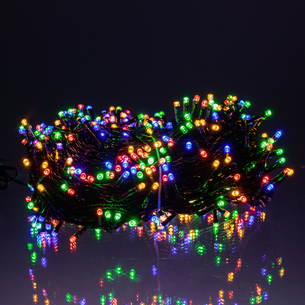 Изображение Гирлянда Рождественская фея уличная 50 (м) 500 LED черный провод Мультиколор CF500L50MBML ИМ Light-Deco 