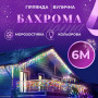 Изображение Гирлянда уличная светодиодная 135 LED 6 метров белый провод бахрома 27 нитей Мультиколор 6МWML ИМ Light-Deco 