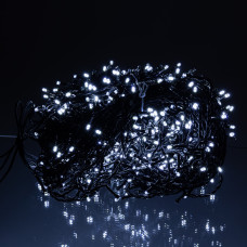 Гирлянда Рождественская фея уличная 100 (м) 1000 LED черный провод Белый CF1000L100MBW
