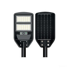 Світильник вуличний консольний на сонячній батареї з датчиком руху HOROZ ELECTRIC LED GRAND PRO-100 100W 6400K чорний