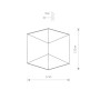 Изображение Светильник уличный Nowodvorski 8141 Triangles LED 2x5W 3000K 750Lm IP54 Bl ИМ Light-Deco 2 