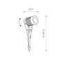 Зображення Купить Светильник уличный Nowodvorski 9100 Spike LED 1x5W 3000K 330Lm IP54 Bl ИМ Light-Deco 3 