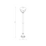 Изображение Светильник уличный Nowodvorski 10497 Amelia E27 1x10W IP44 Bl ИМ Light-Deco 1 