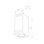 Зображення Купить Светильник уличный Nowodvorski 9124 Assos GU10 2x10W IP54 Bl ИМ Light-Deco 3 