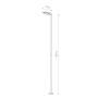 Зображення Купить Светильник уличный Nowodvorski 9125 Pathway LED 1x36W 3000K 3600Lm IP44 Bl ИМ Light-Deco 1 