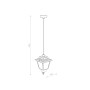Изображение Светильник уличный Nowodvorski 10500 Ana E27 1x10W IP44 Bl ИМ Light-Deco 1 