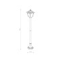 Изображение Светильник уличный Nowodvorski 10501 Ana E27 1x10W IP44 Bl ИМ Light-Deco 1 