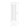 Изображение Светильник уличный Nowodvorski 9508 Tepic LED 1x9W 3000K 395Lm IP54 Bl ИМ Light-Deco 3 