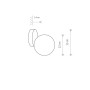 Зображення Светильник Nowodvorski 38126 Ice ball G9 1x25W IP44 Brown ИМ Light-Deco 2 