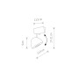 Изображение Спот Nowodvorski 38838 Vespa GU10, ES111 1x75W IP20 Bl ИМ Light-Deco 1 