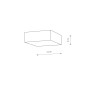 Изображение Потолочный светильник Nowodvorski 310424 Lid Square Led 1x15W 3000K 1100Lm IP20 Bl ИМ Light-Deco 1 