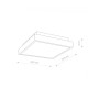 Изображение Светильник Nowodvorski 39500 Bassa LED 1x18W 4000K 750Lm IP44 Wh ИМ Light-Deco 1 