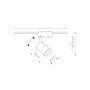 Изображение Трековый светильник Nowodvorski 38997 Iris LED 1x7W 4000K 530Lm IP20 Wh ИМ Light-Deco 1 