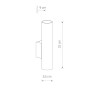 Изображение Бра Nowodvorski 38072 Eye wall GU10 2x10W IP20 Bl ИМ Light-Deco 2 