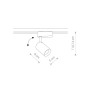 Изображение Трековый светильник Nowodvorski 38996 Iris LED 1x7W 3000K 430Lm IP20 Bl ИМ Light-Deco 1 