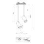 Изображение Спот Nowodvorski 37736 Mono surface GU10 2x10W IP20 Wh ИМ Light-Deco 2 