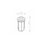 Изображение Светильник уличный Nowodvorski 39106 Picco LED 1x1W 3000K 47Lm IP67 Silver ИМ Light-Deco 1 