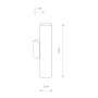 Изображение Бра Nowodvorski 38073 Eye wall GU10 2x10W IP20 Wh ИМ Light-Deco 2 