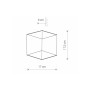 Изображение Светильник уличный Nowodvorski 38143 Triangles LED 2x5W 3000K 800Lm IP54 Wh ИМ Light-Deco 3 