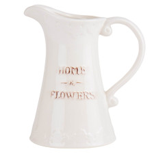 Настольная керамическая ваза Light House "Home&Flowers" высота 21 см (18133-032)