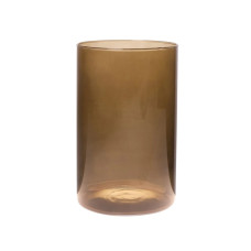 Ваза стеклянная Lefard "Essentials Cylinder" topaz h21 d14 см коричневый (804-082)