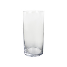 Ваза скляна Lefard "Cylinder" h40 d19 см прозора (804-132)