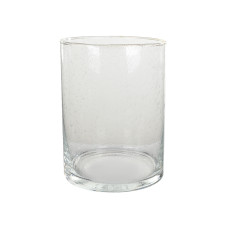 Ваза скляна Lefard "Bubbles" h20 d15 см прозора (804-135)