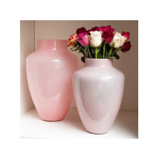 Ваза olaf pink h37 d 24 см