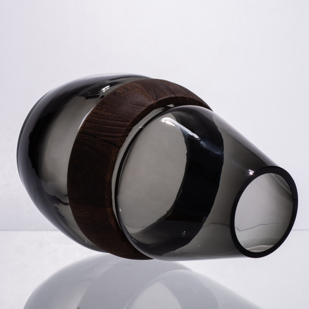 Зображення Стеклянная ваза с деревом круглая прозрачная HP-32-6 ИМ Light-Deco 1 