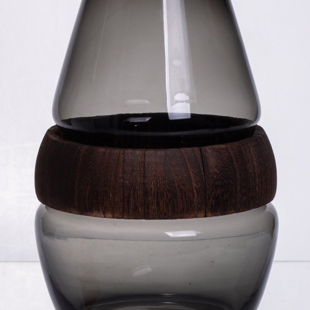 Зображення Стеклянная ваза с деревом круглая прозрачная HP-32-6 ИМ Light-Deco 2 