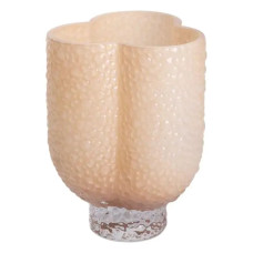 Ваза скляна для квітів Light House 18.5х16х25 см 3 л (LG-20205) бежева