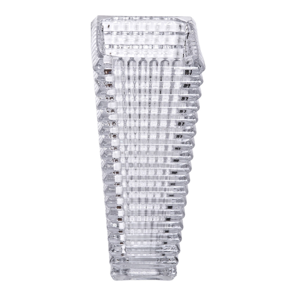 Изображение Ваза стеклянная  Light House прямоугольная 17 см (LG-20223) прозрачная ИМ Light-Deco 1 
