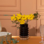 Изображение Ваза стеклянная для цветов Light House 18 см 900 мл (LG-20213) черная ИМ Light-Deco 2 