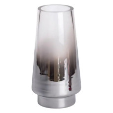 Ваза стеклянная Light House 25см 1.8 л (LG-20227) серый