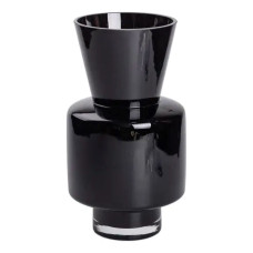 Ваза стеклянная для цветов Light House 31 см 4 л (LG-20212) черная