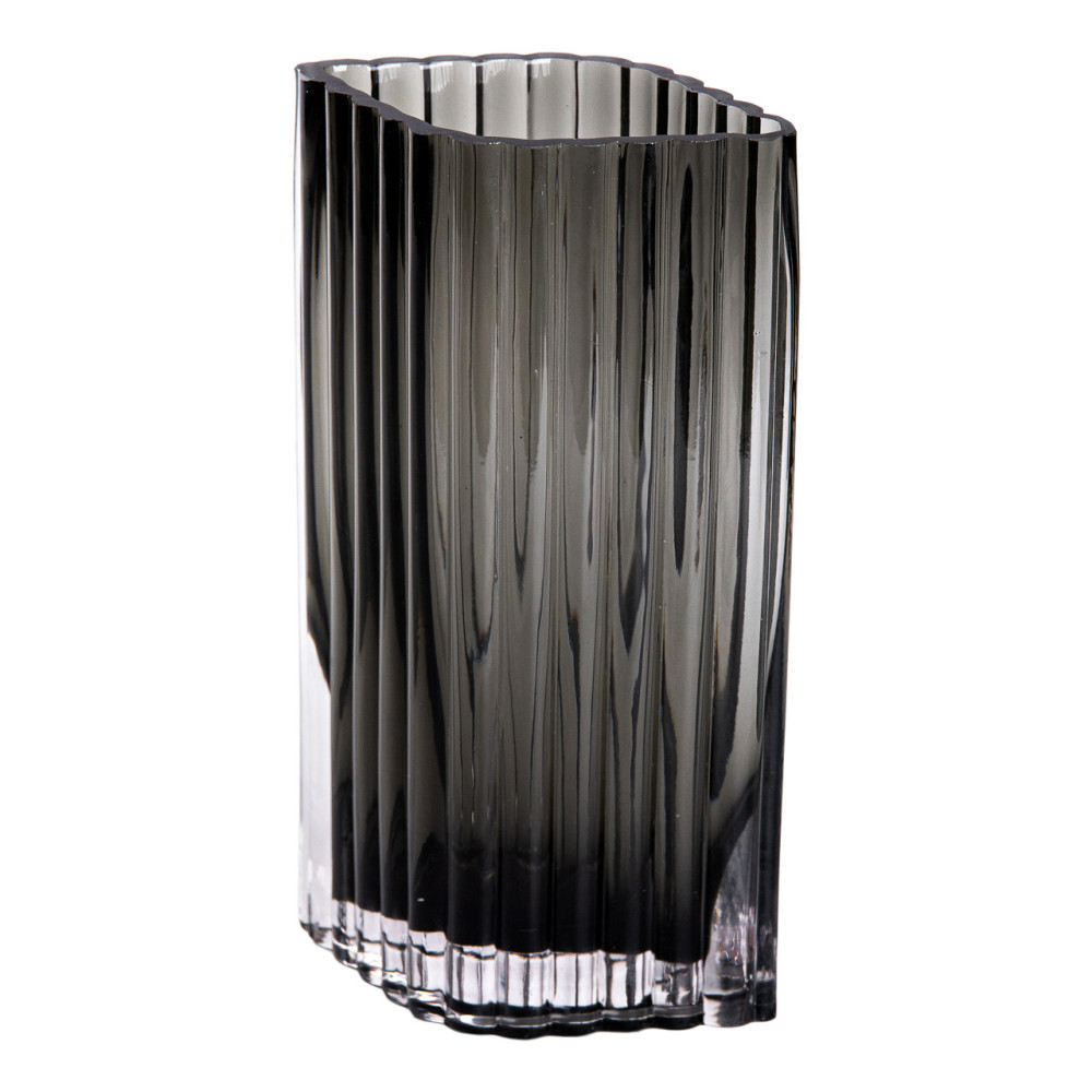 Изображение Ваза стеклянная для цветов Light House 23 см (LG-20207) серая ИМ Light-Deco 2 