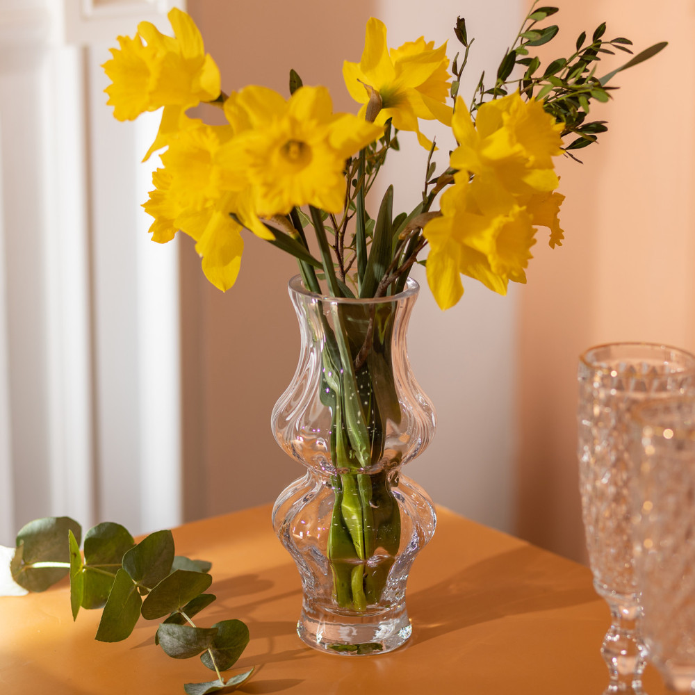 Зображення Ваза скляна фігурна Light House для квітів 20.5 см 600 мл (LG-20228) прозора ИМ Light-Deco 2 