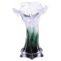 Зображення Ваза скляна фігурна для квітів Light House 20 см 125 мл (LG-20220) зелена ИМ Light-Deco 1 
