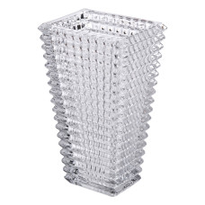 Прямоугольная декоративная стеклянная ваза 13,5 x 10 x 22 см HP-1722