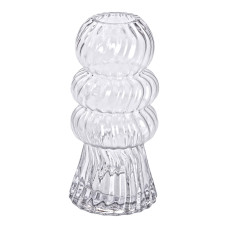 Ваза стеклянная Light House 24,5 см (LG-20224) прозрачная