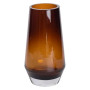Изображение Ваза стеклянная для цветов Light House 26 см 2.2 л (LG-20204) коричневая ИМ Light-Deco 