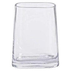 Ваза скляна для квітів Light House 15х7х21 см 1.1 л (LG-20210) прозора
