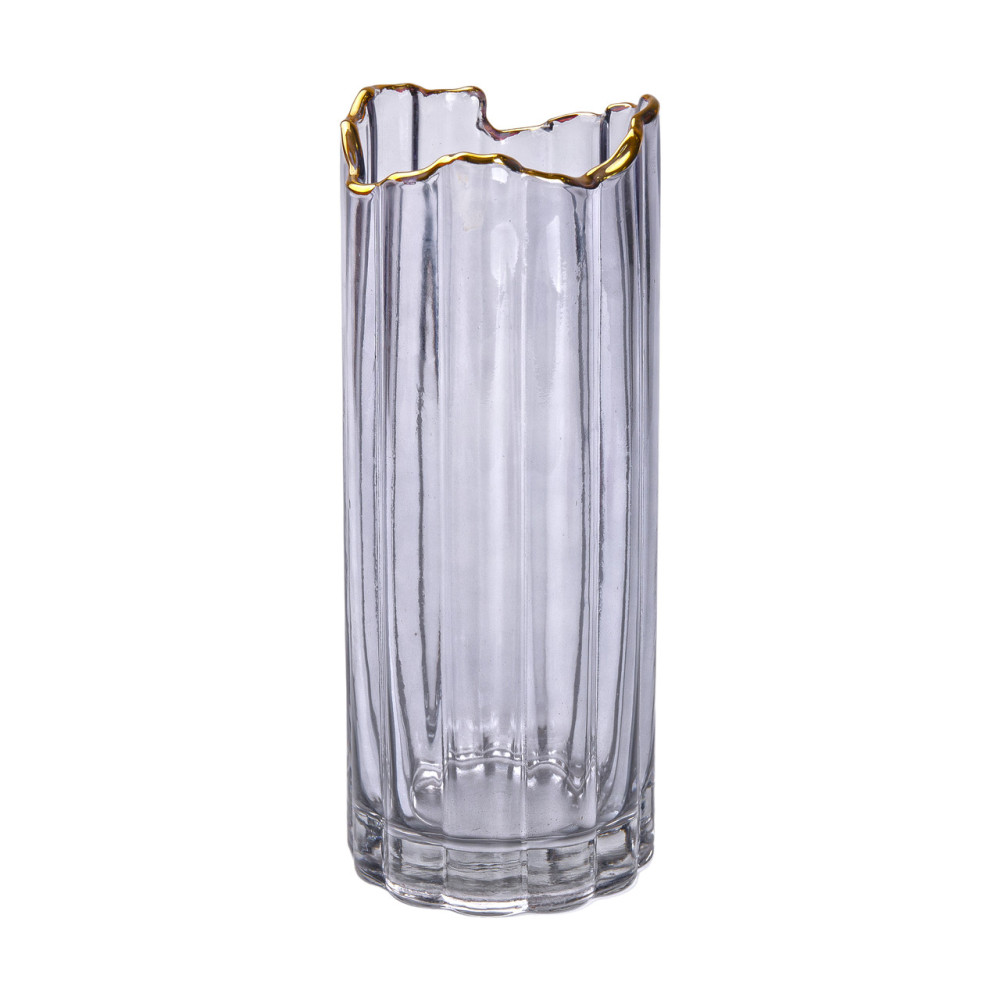 Зображення Ваза скляна для квітів Light House 30 см (LG-20200) сіра ИМ Light-Deco 1 