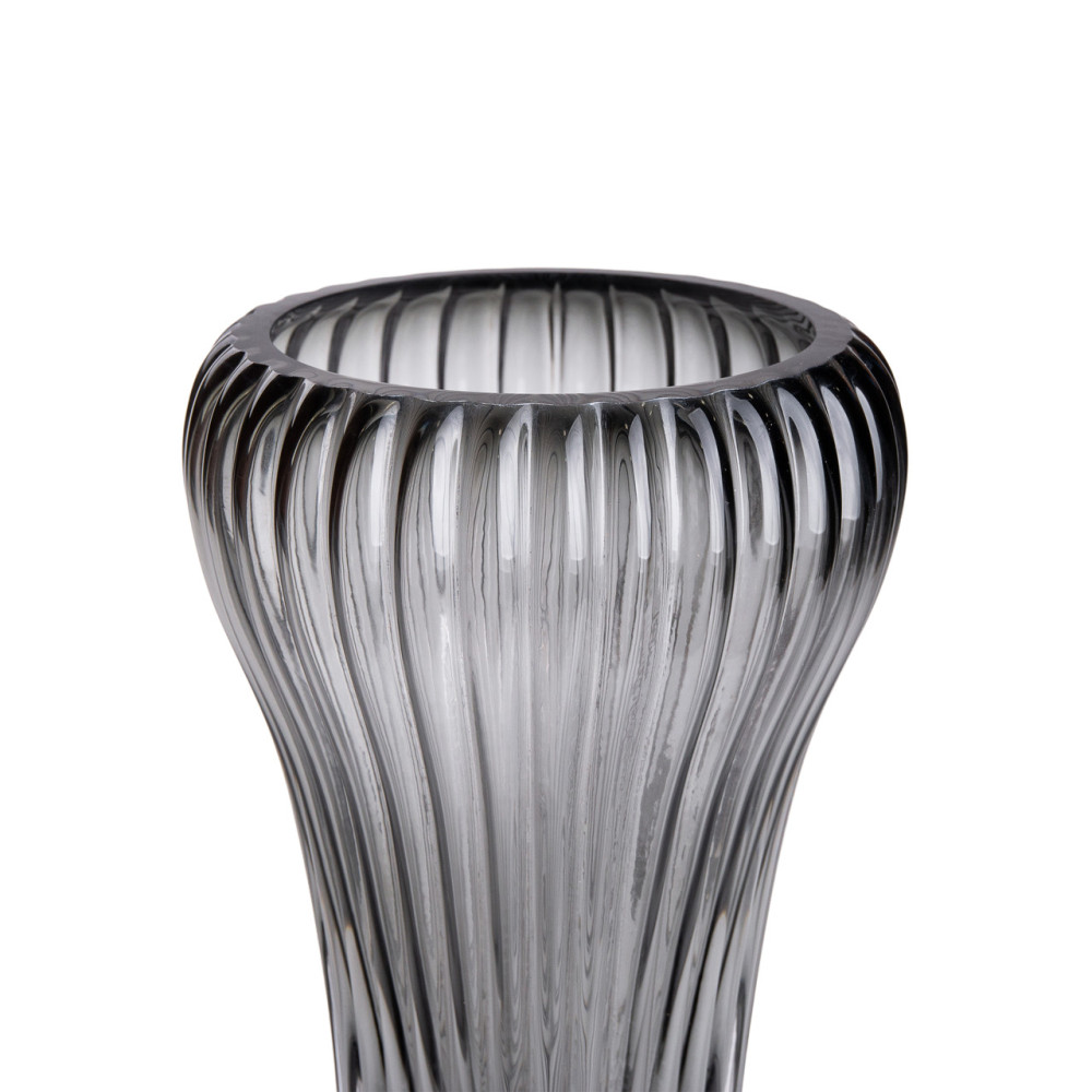 Изображение Стеклянная ваза, декоративная, серая, 27,5 см HP-1730 ИМ Light-Deco 1 