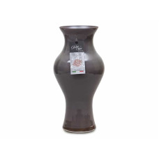 Настільна скляна ваза Franco "Classico" сіра 37 см