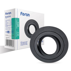 Світильник точковий поворотний вбудований Feron DL6210 чорний