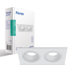 Світильник точковий вбудований поворотний Feron DL0385 білий