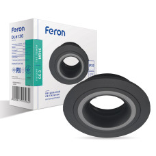 Світильник точковий вбудований Feron DL6130 чорний